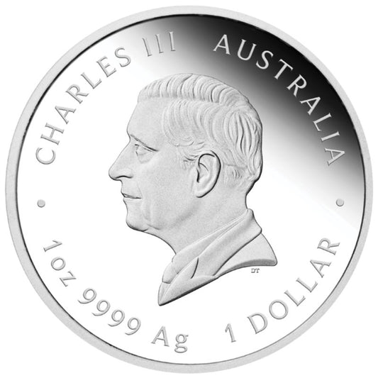 Lunar Pferd 2026 farbig – 1 oz Silber Proof Australien