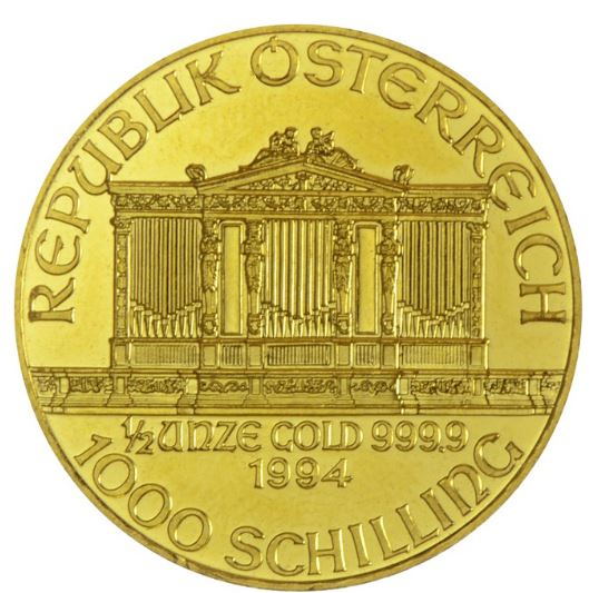 Österreich - Gold 0,5oz Philharmoniker - Edelmetalle Koitz GnbR