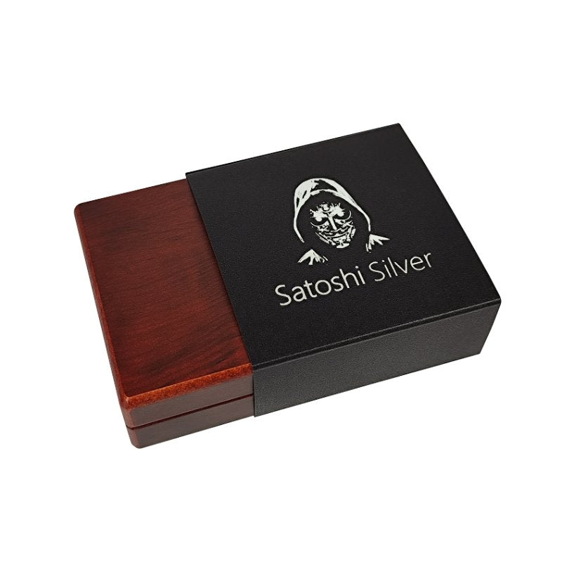 Satoshi Silver - #3 Octopus Bitcoin Gold + Silber im Holz Etui