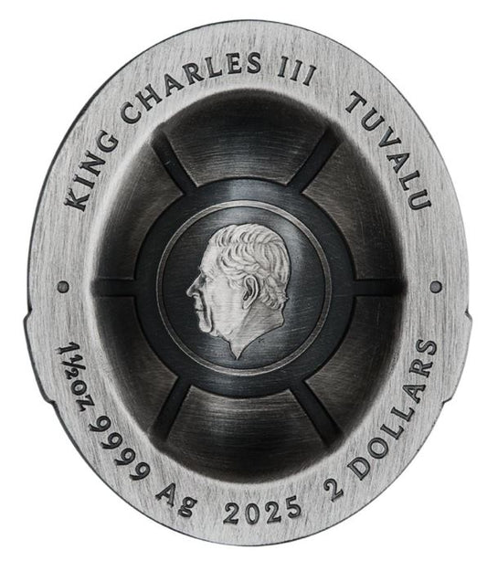 1,5 oz Silbermünze 2025 – Teenage Mutant Ninja Turtles – Domed Shell mit Antik-Finish