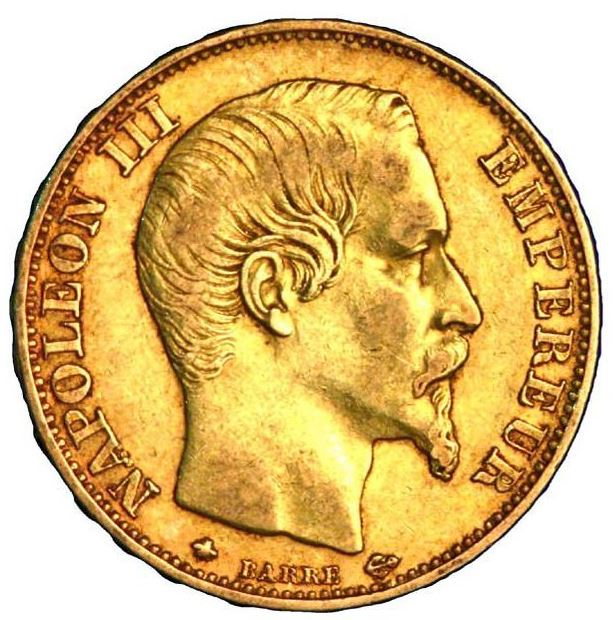 Frankreich - 20 Franc Napoleon III 1852-1870 - Edelmetalle Koitz GnbR