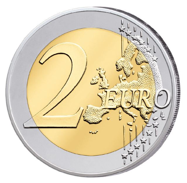 Slowenien 2€ 2010 - Ljubljana koloriert A - Edelmetalle Koitz GnbR