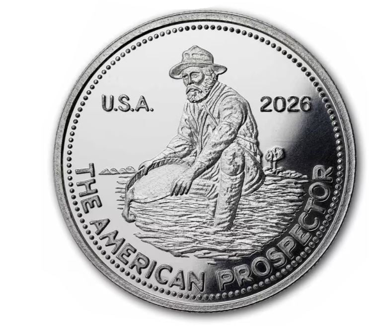 Engelhard Prospector 2026 1 oz Silbermedaille