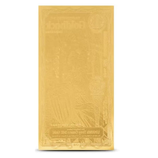 Washington DC Goldback Goldbanknote mit laminierter Goldfolie