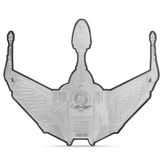 Klingon Bird of Prey 3 oz Silbermünze Niue 2025