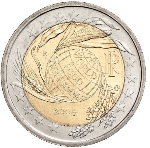 Italien 2€ 2004 - World Food - Edelmetalle Koitz GnbR