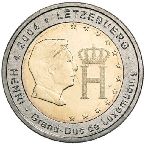Luxemburg 2€ 2004 - Großherzog Henri - Edelmetalle Koitz GnbR