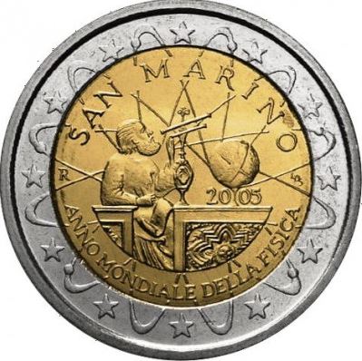 San Marino 2€ 2005 - Galileo Galilei - Edelmetalle Koitz GnbR