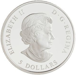 Kanada Rosa Band der Hoffnung 2006 5 Dollar Silber Proof