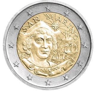 San Marino 2€ 2006 - Christoph Kolumbus - Edelmetalle Koitz GnbR