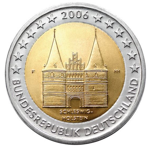 Deutschland 2€ 2006 - Holstentor F