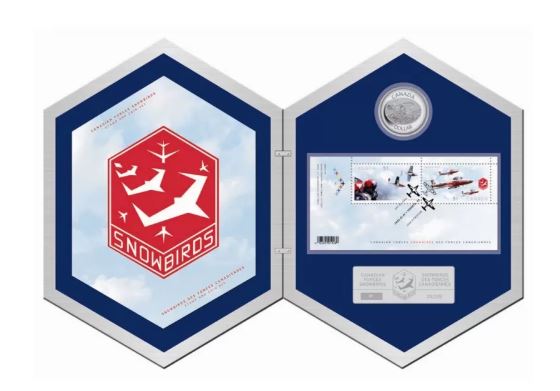 Kanada - Snowbirds mit Briefmarke 2006 - Edelmetalle Koitz GnbR