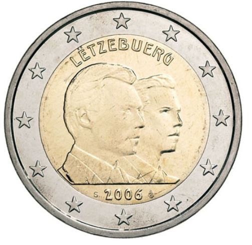 Luxemburg 2€ 2006 - 25. Geburtstag Guillaume