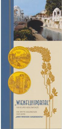 Österreich - Folder 2006 Wienflussportal 100€ - Edelmetalle Koitz GnbR