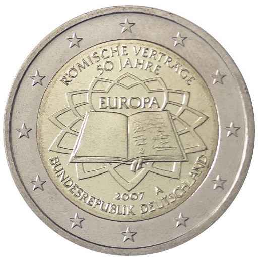 Deutschland 2€ 2007 - Römische Verträge A