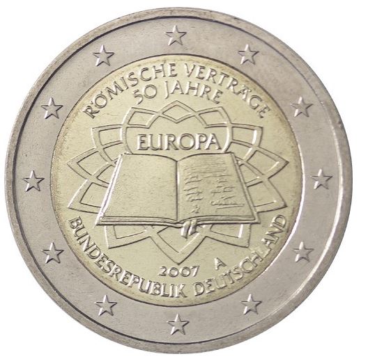 Deutschland 2€ 2007 - Römische Verträge D