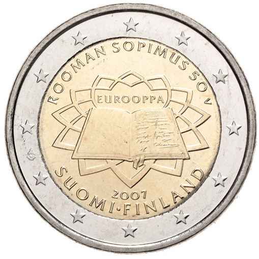 Finnland 2€ 2007 - Römische Verträge