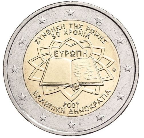 Griechenland 2€ 2007 - Römische Verträge