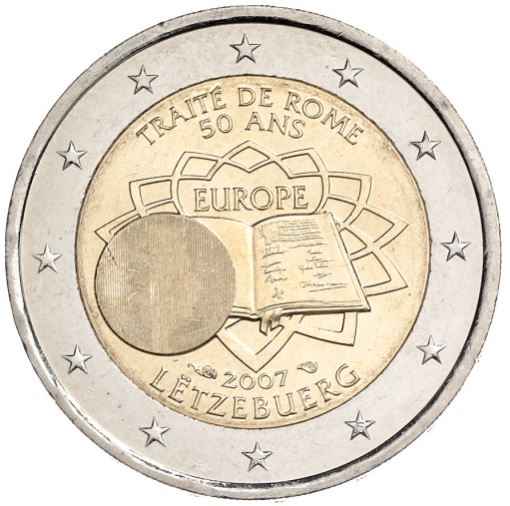 Luxemburg 2€ 2007 - Römische Verträge