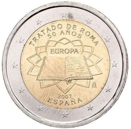 Spanien 2€ 2007 - Römische Verträge