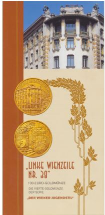 Österreich - Folder 2007 Linke Wienzeile 100€ - Edelmetalle Koitz GnbR