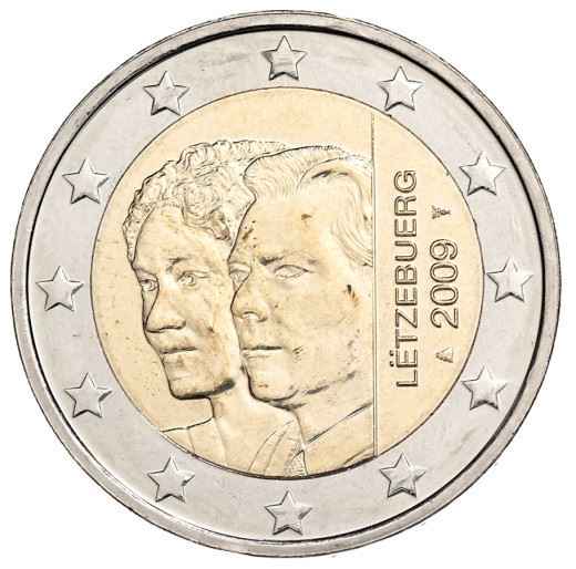 Luxemburg 2€ 2009 - Henri u. Charlotte