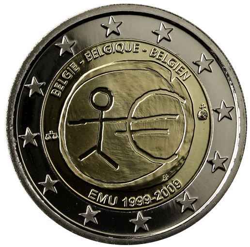 Belgien 2€ 2009 - 10 Jahre WWU