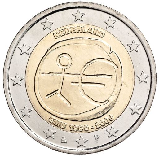 Niederlande 2€ 2009 - 10 Jahre WWU