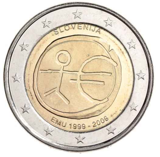 Slowenien 2€ 2009 - 10 Jahre WWU