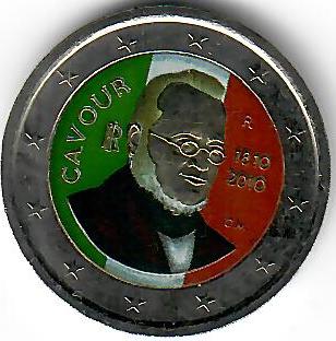 Italien 2€ 2010 - Benso koloriert A