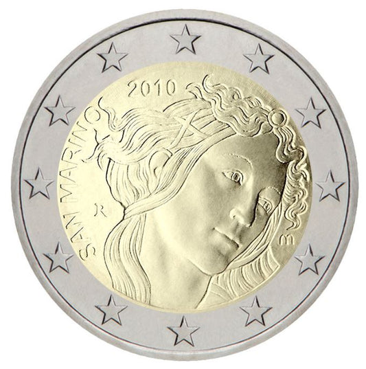San Marino 2€ 2010 - Sandro Botticelli - Edelmetalle Koitz GnbR
