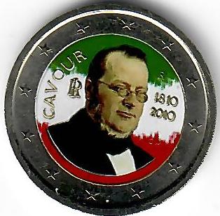 Italien 2€ 2010 - Benso koloriert B - Edelmetalle Koitz GnbR