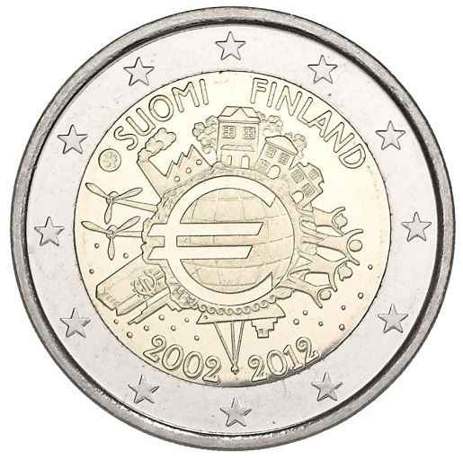 Finnland 2€ 2012 - 10 Jahre Euro