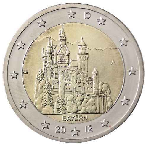 Deutschland 2€ 2012 - Neuschwanstein G