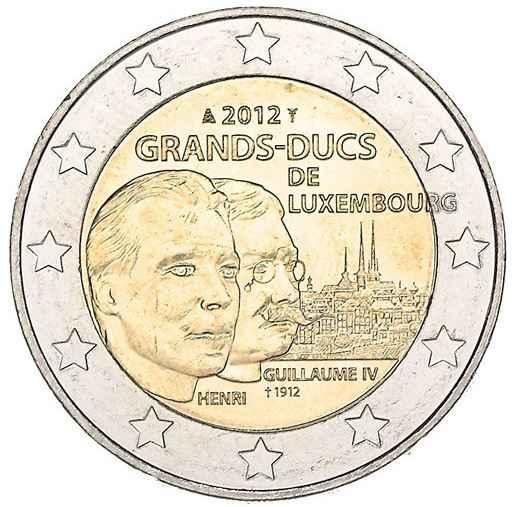Luxemburg 2€ 2012 - Guillaume