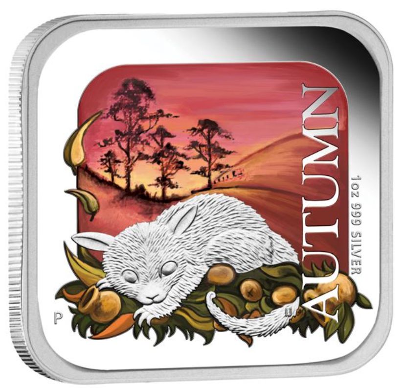 Australien 2013 – 1 oz Silbermünze Australian Seasons mit Box & Zertifikat