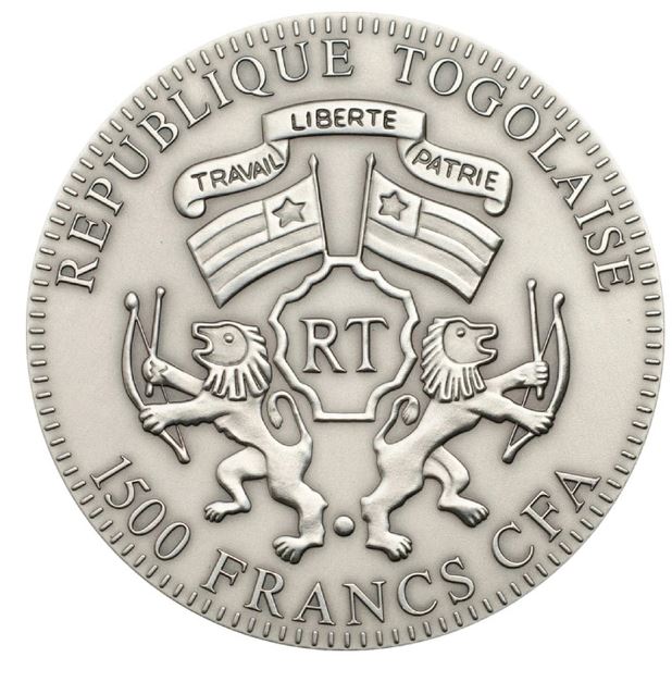 Togo - 2oz Lunar Schlange 2013 Antik Finish - Edelmetalle Koitz GnbR