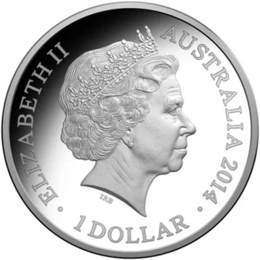 Australien 2014 AIF Sail from Albany 1 Dollar Silber Proof – 100th Anniversary