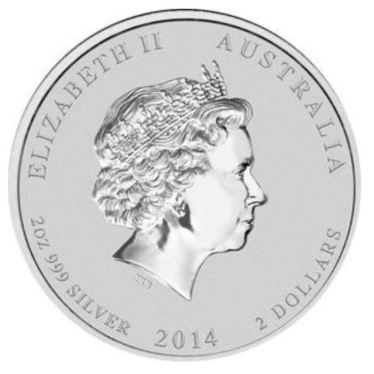 Australien 2oz - Lunar II Pferd 2014