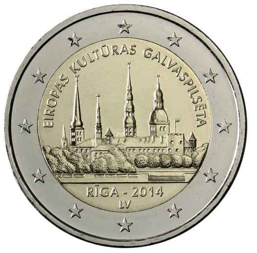 Lettland 2€ 2014 - Riga