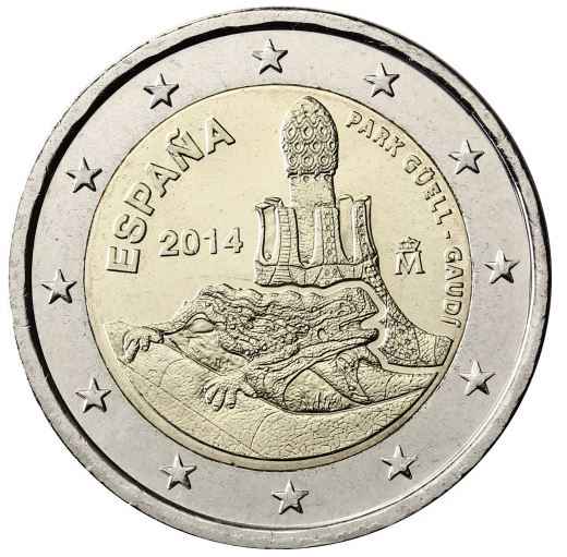 Spanien 2€ 2014 - Antonio Gaudi