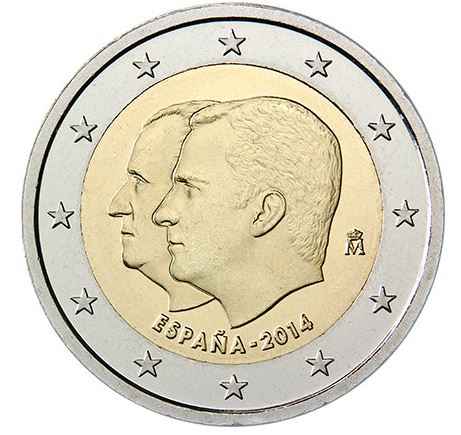 Spanien 2€ 2014 - Thronwechsel