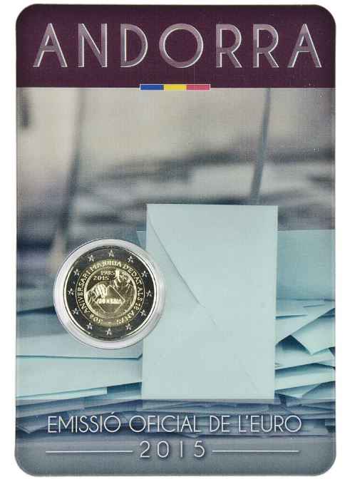 Andorra 2€ 2015 - Volljährigkeit