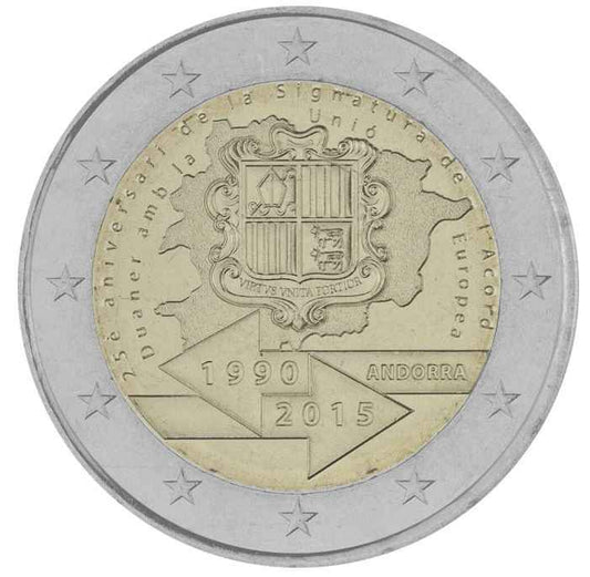 Andorra 2€ 2015 - Zollunion