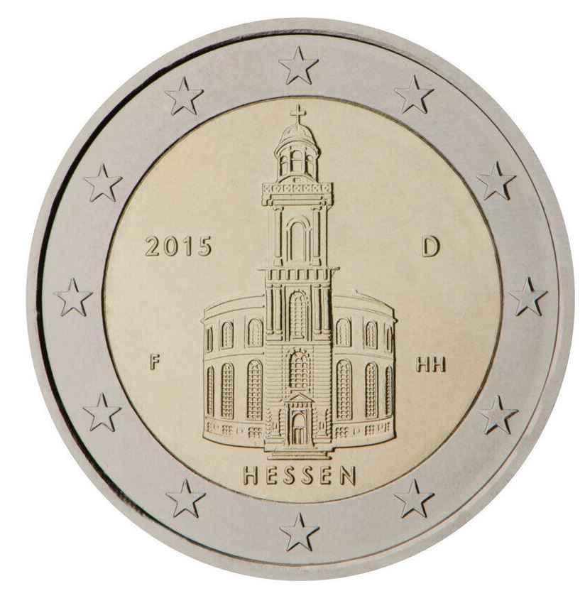 Deutschland 2€ 2015 - Paulskirche Hessen J