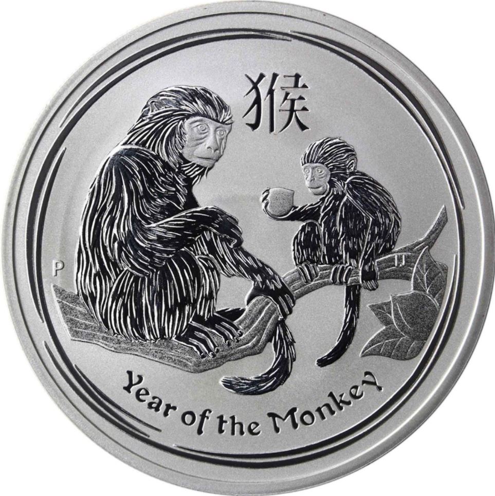 Australien - Lunar II 0,5 oz 2016 Affe