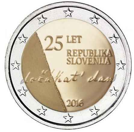 Slowenien 2€ 2016 - Unabhängigkeit