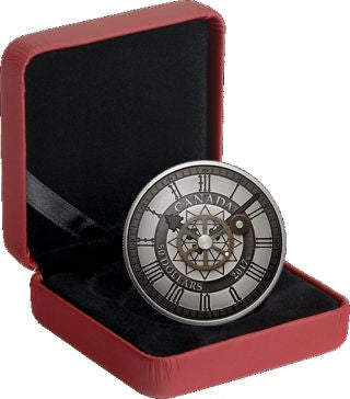 Kanada - 5oz 90 Jahre Peace Tower Uhr 2017