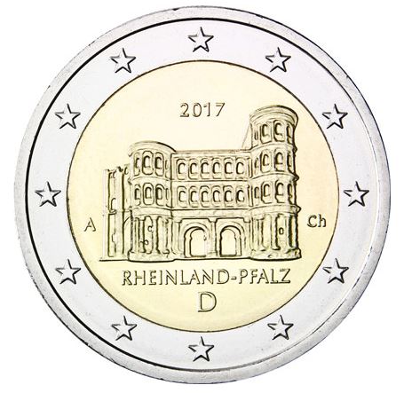 Deutschland 2€ 2017 - Porta Nigra D - Edelmetalle Koitz GnbR