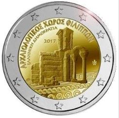 Griechenland 2€ 2017 - Fundstätte von Philippi - Edelmetalle Koitz GnbR